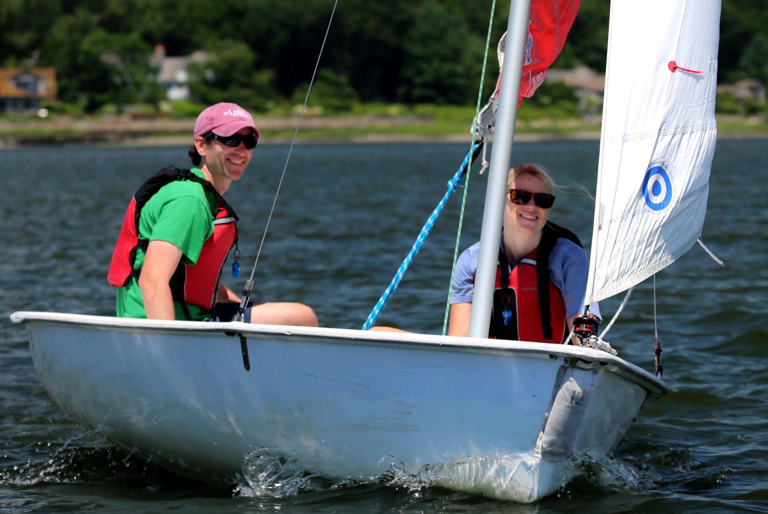 The Adult Sailing Program includes Basic, Intermediate, and Advanced courses for students ages 17 and up.